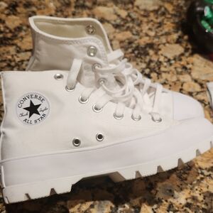 Converse All Star Lugges White High-Top Sneakers
